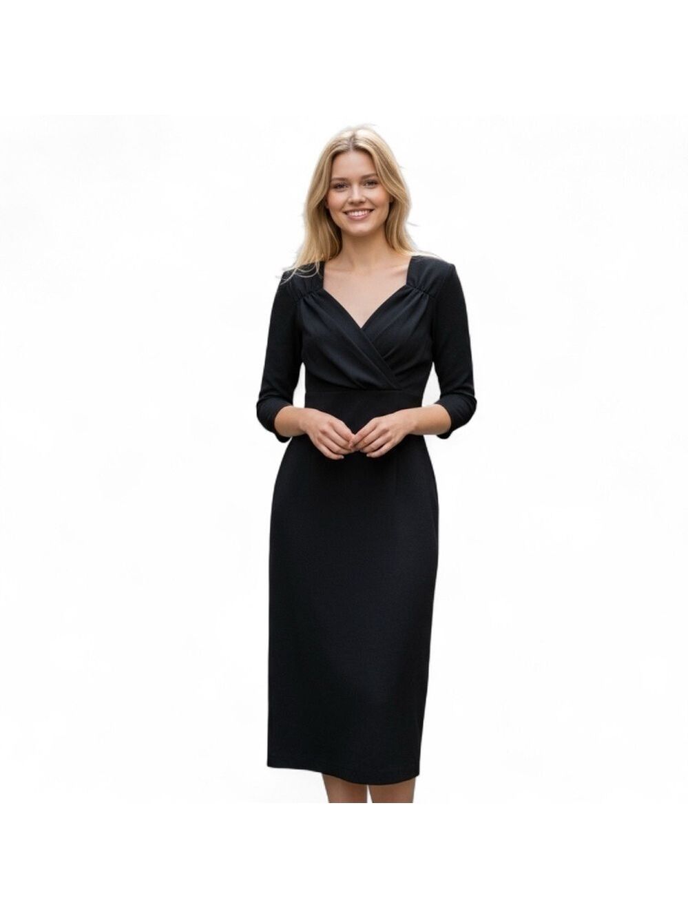 NWT Rock Steady Black Wiggle Dress – Size S, Retro Pinup Style
